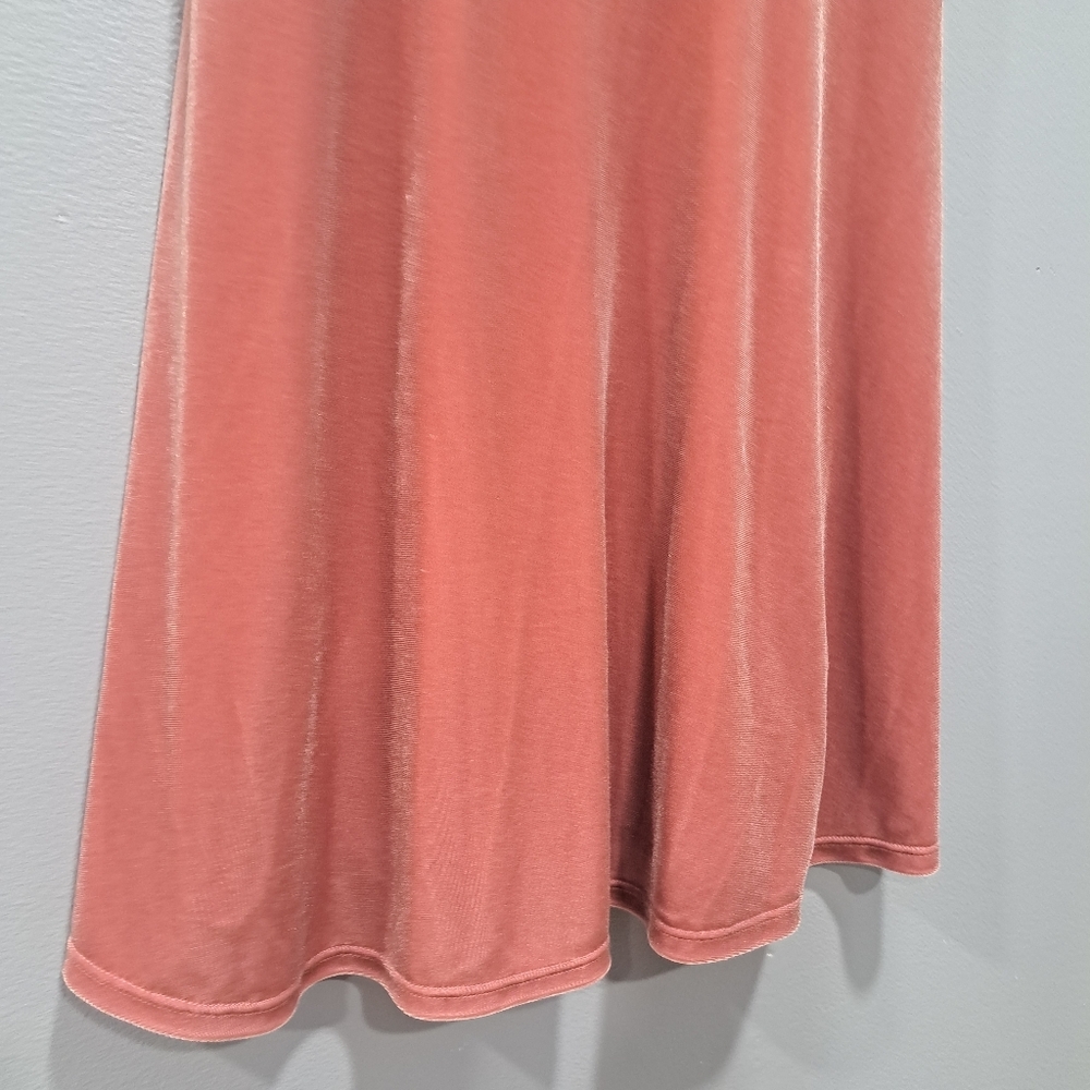 Urban Outfitters Womens Medium Pink Velour Stretch‎ Mini Dress - Picture 4 of 6